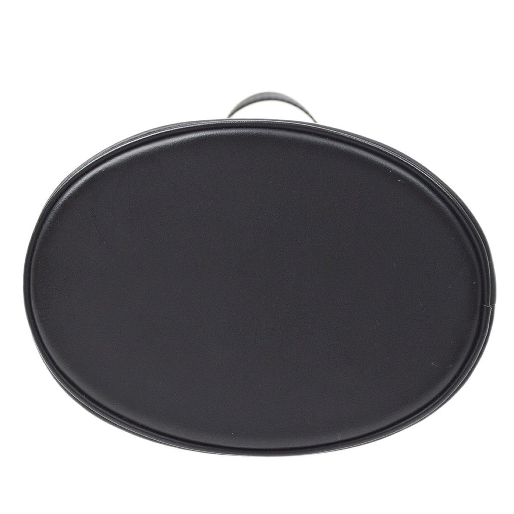 Louis Vuitton 2001 Monogram Satin Little Bucket Black M92144