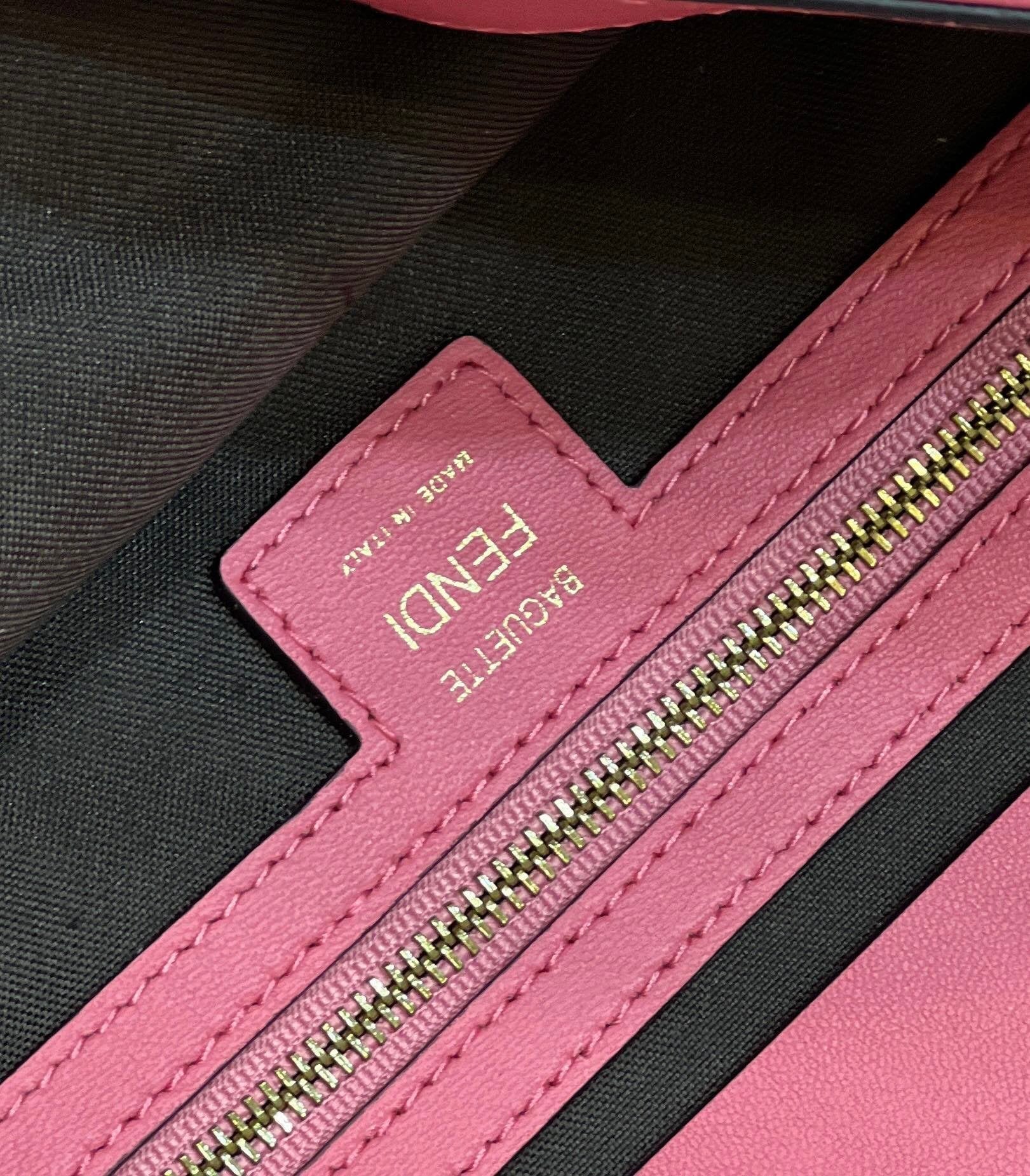 Baguette Pink For Women, Women’s Handbags, Shoulder And Crossbody Bags 10.6in/27cm FF 8BR600