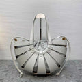 MeGLAMIum Shoulder Bag White, For Women, Women Bags 8.6in/22cm