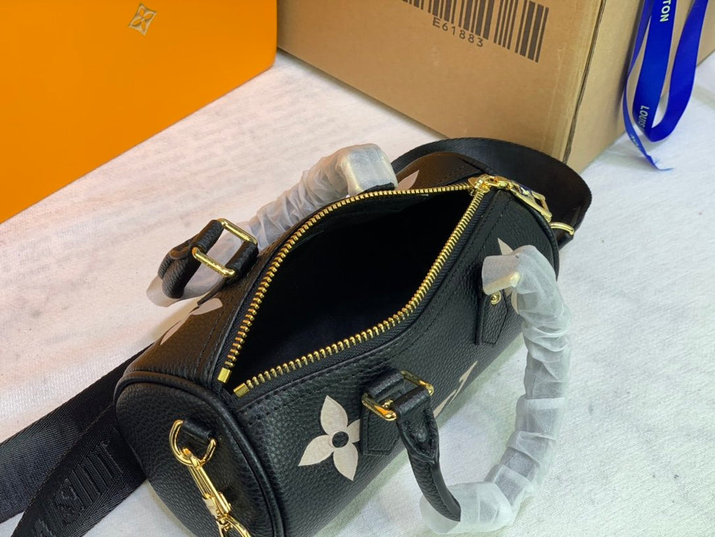 Louis Vuitton Papillon Monogram Empreinte Black/Beige For Women,  Shoulder And Crossbody Bags 7.9in/20cm Louis Vuitton M45980