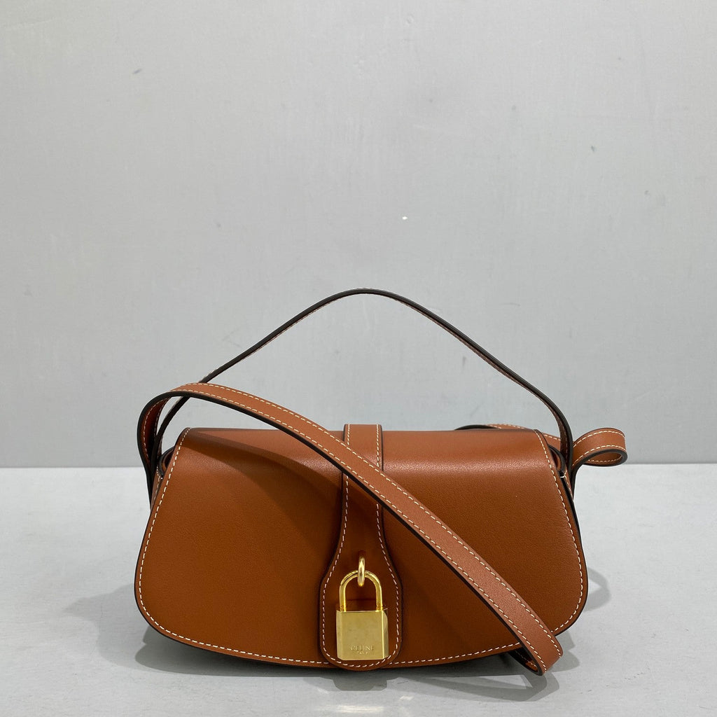 GLAMI Clutch On Strap Brown For Women 7in/18cm 10I593DQ1.04LU