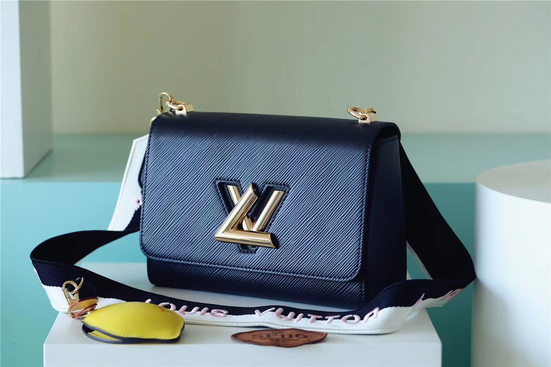 Louis Vuitton Twist MM Epi Black For Women,  Shoulder And Crossbody Bags 7.5in/19cm Louis Vuitton M20680