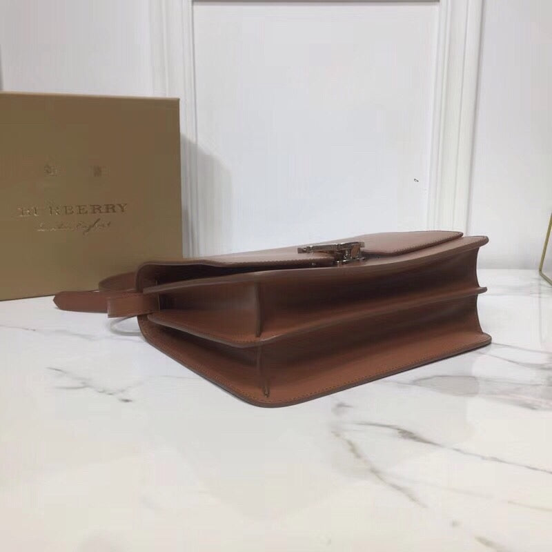 Burberry Small TB Crossbody Bag Monogram Brown For Women, Bags 8.3in/21cm
