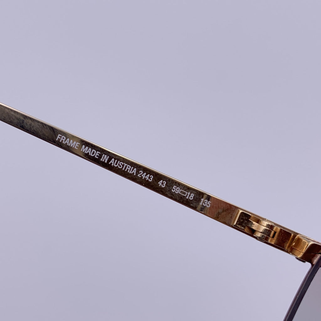 Dior 1:1 Rep Metal Sunglasses Reflected