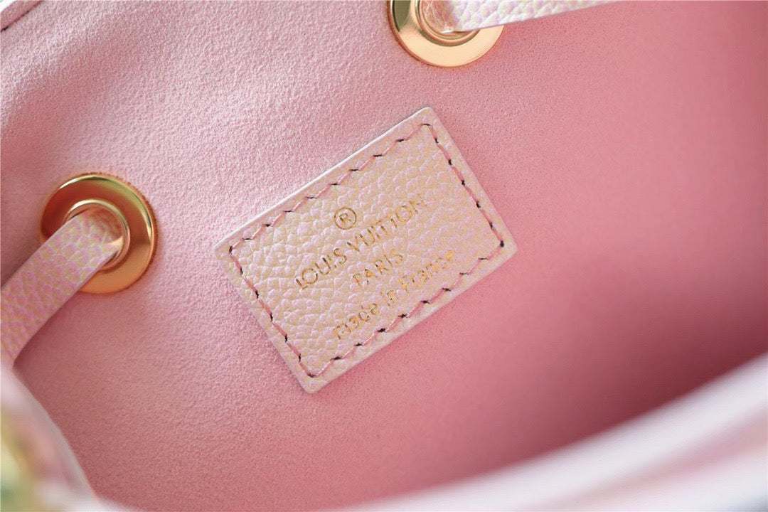 Louis Vuitton NeoNoe Monogram Empreinte Pink For Women,  Shoulder And Crossbody Bags 7.9in/20cm Louis Vuitton M46174
