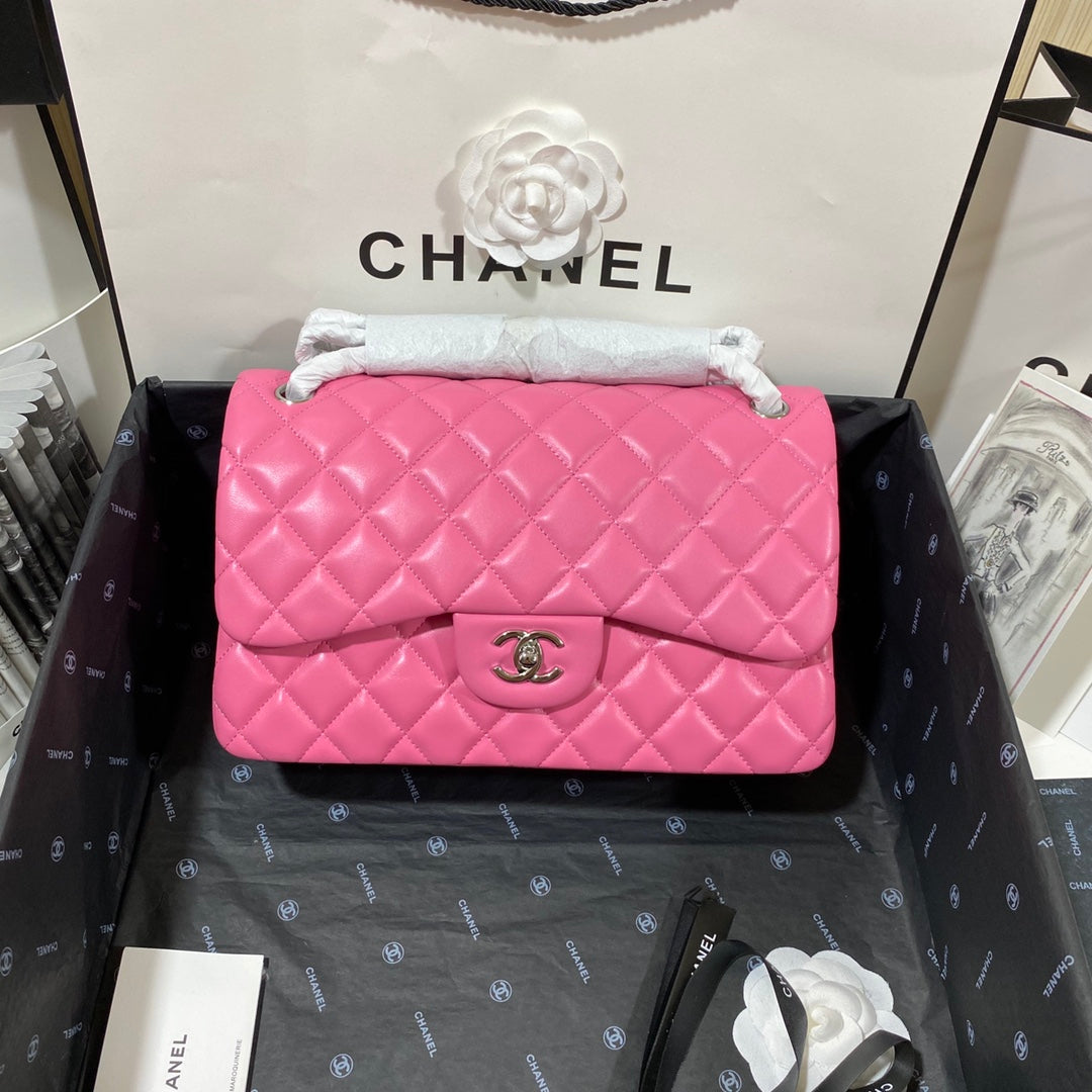 ChanelLarge Classic Handbag SiLouis Vuittoner Hardware PiNike For Women Handbags, Shoulder Bags 11.8in/30cm