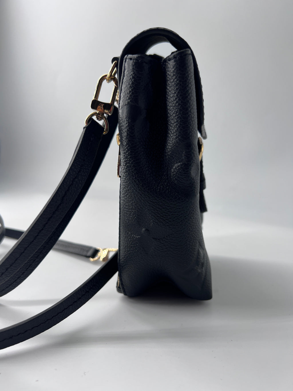 Louis Vuitton Tiny Backpack Monogram Empreinte Giant Black Leather Backpack Bag
