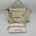 Celineline Beige Belt Shoulder Bag