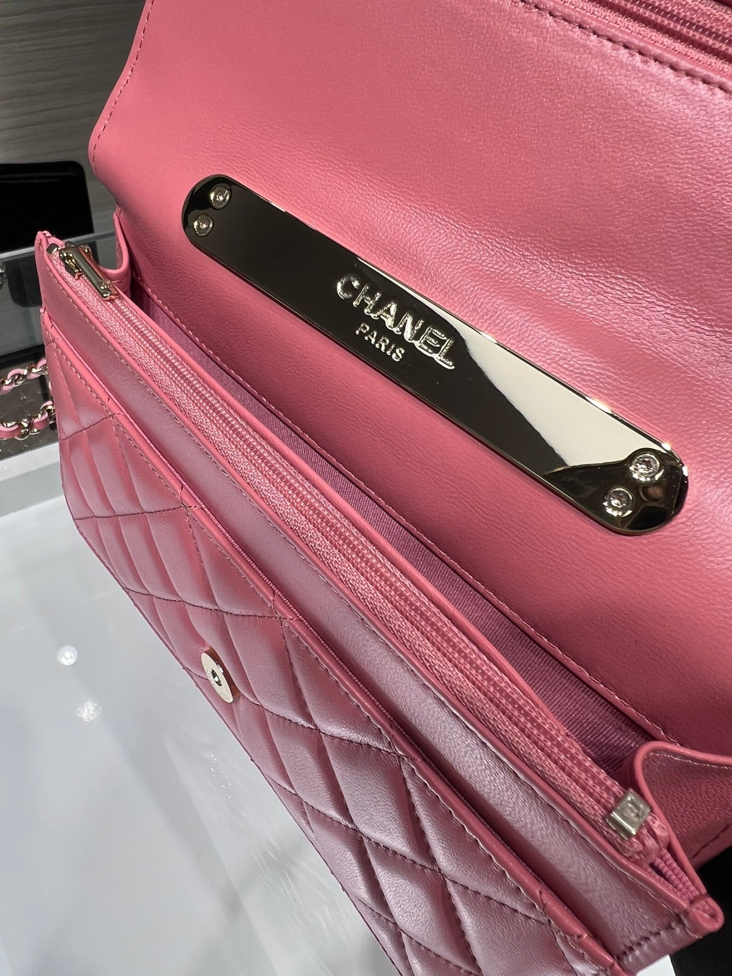 ChanelWOC 19 Chain Wallet Bag Gold Hardware PiNike For Women Handbags, Shoulder Bags 7.5in/19cm