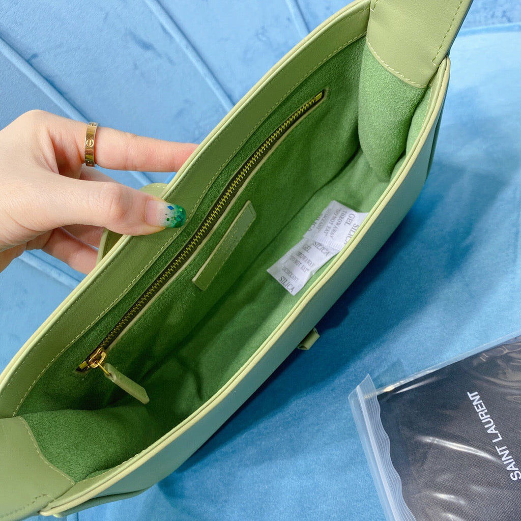 Top Quality Le 5 Ã 7 Hobo Bag In Smooth Light Green For Women 9in/23cm YSL 6572282R20W3316