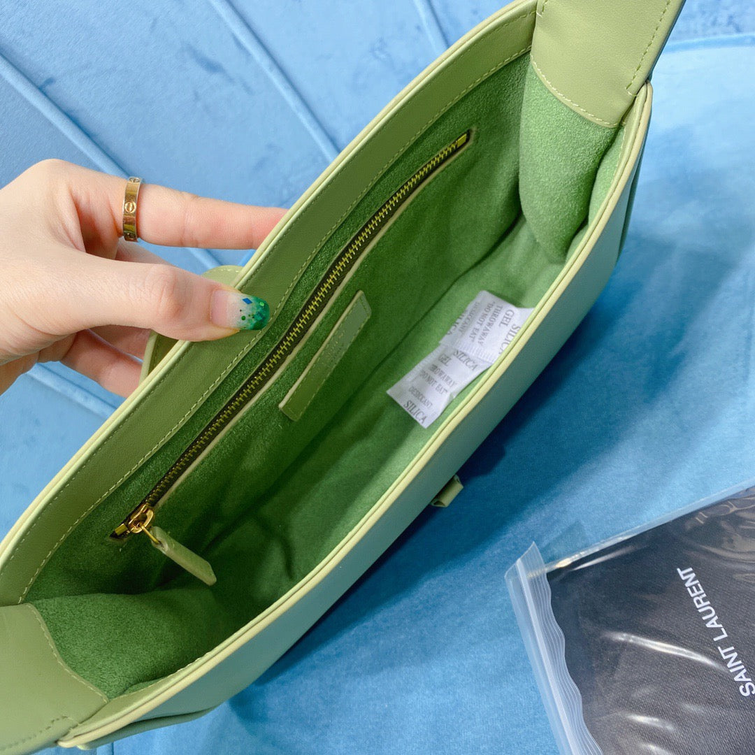 YSSL Le 5 Ã 7 Hobo Bag In Smooth Light Green For Women 9in/23cm YSL 6572282R20W3316