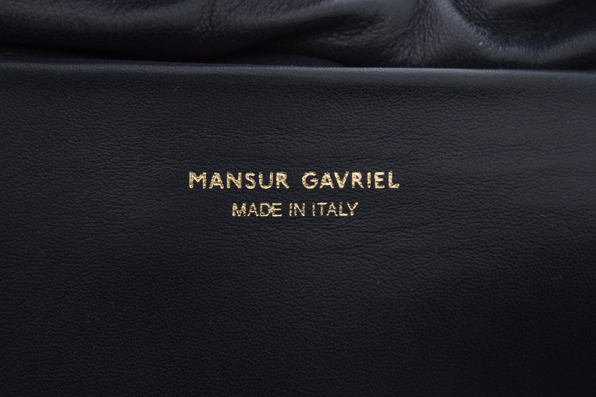 Mansur Gavriel White Oversized Cloud Clutch