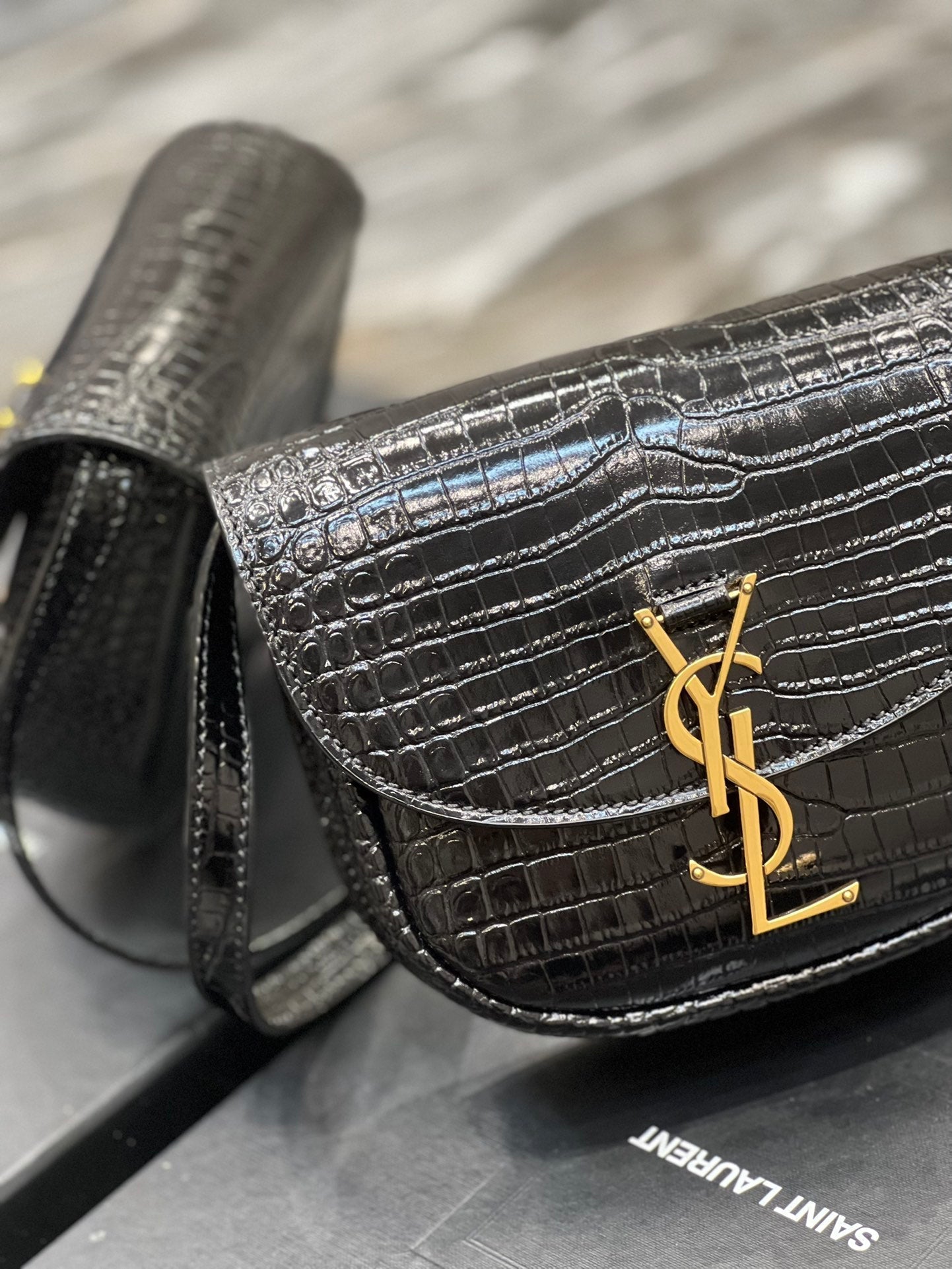 Top Quality Kaia Small Satchel Black For Women, Women’s Bags 7in/18cm YSL? 619740DND0W1000