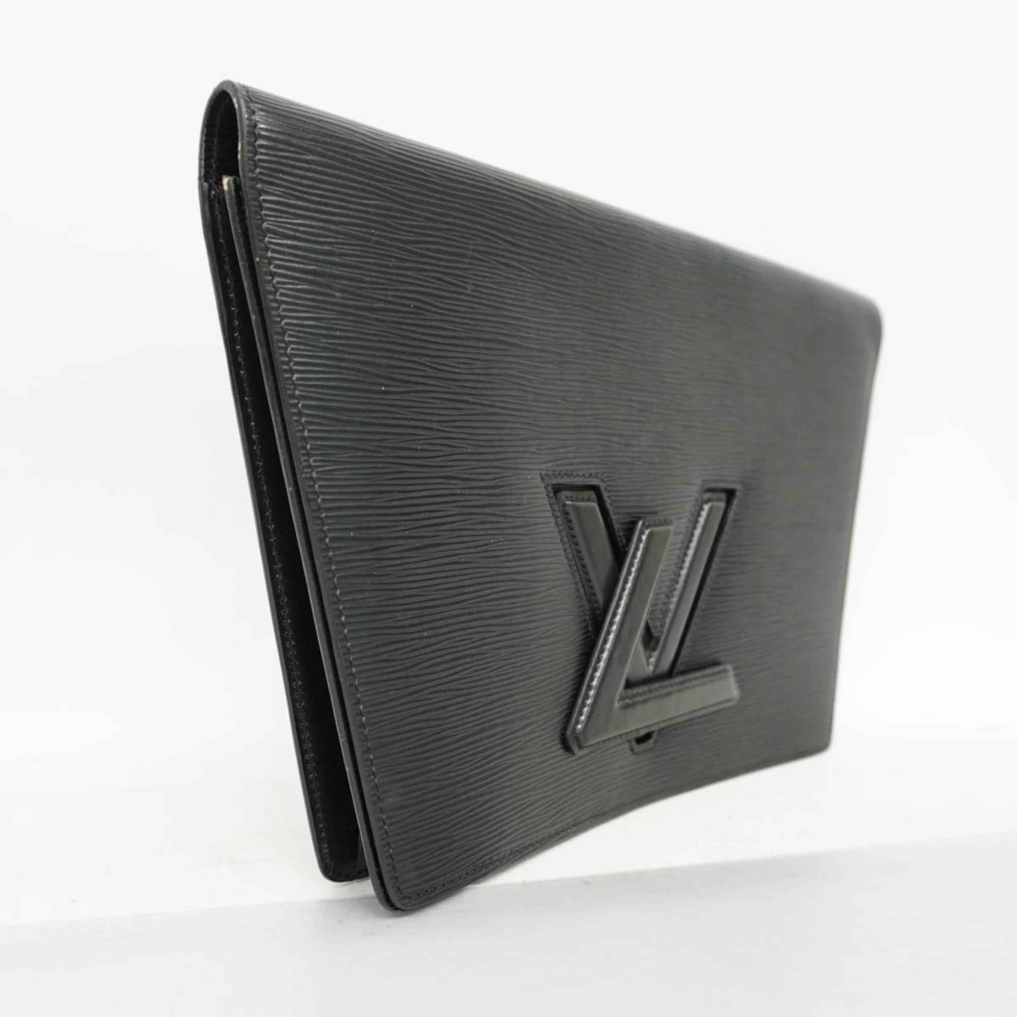 Louis Vuitton Trapèze  Leather Clutch Bag