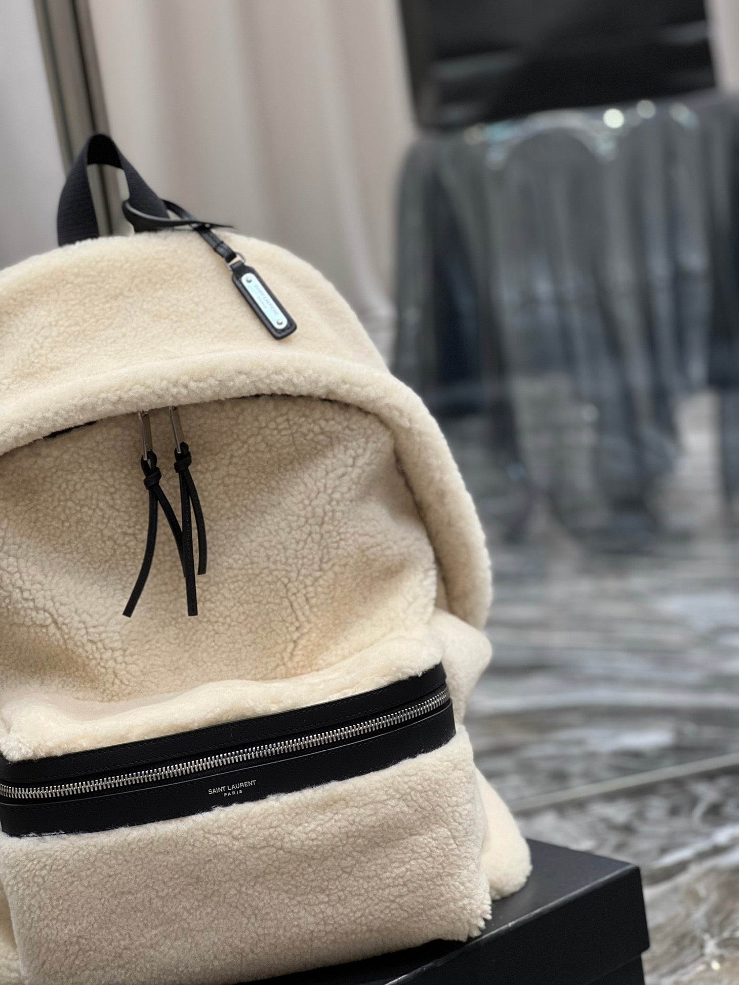 Top Quality Top QualityeeTop Quality Backpack Beige For Women, Women’s Bags 16.1in/41cm YSL