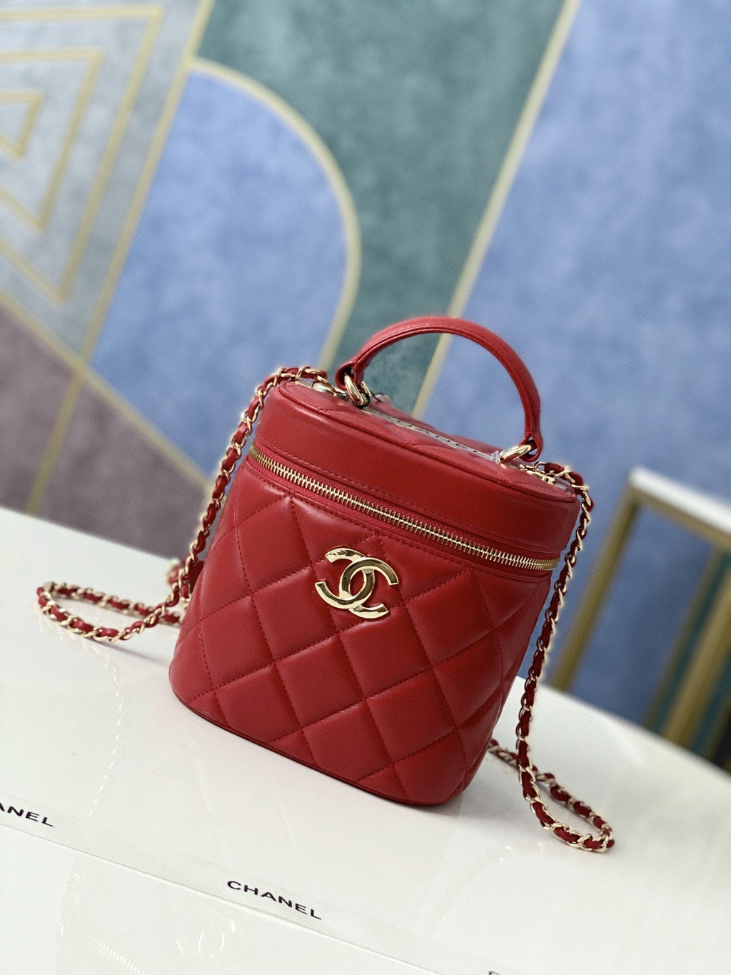 Chanelouis Vuittonanity Case Gold Hardware Burgundy For Women Handbags, Shoulder Bags 9.4in/24cmÃ‚Â 