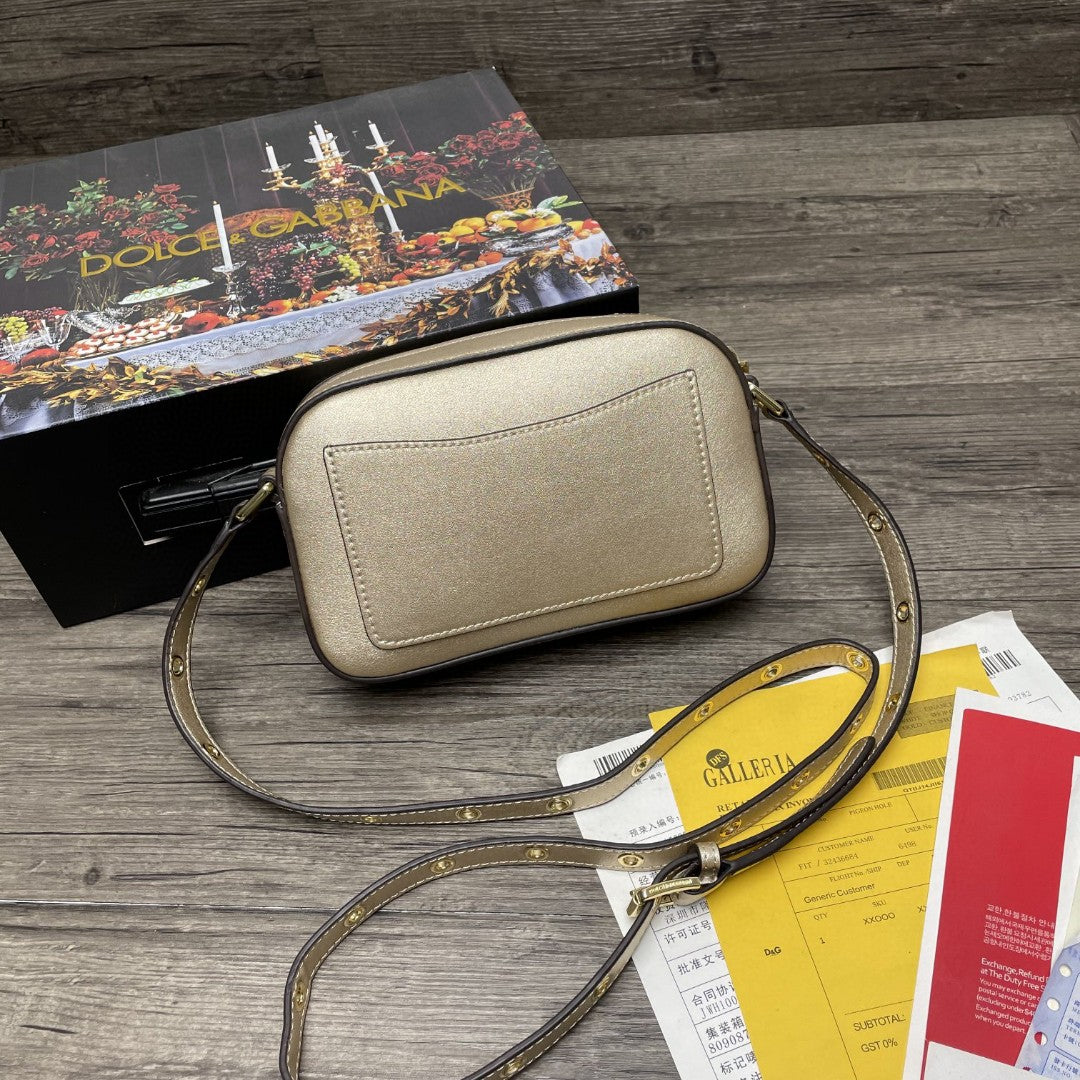 Crossbody 3.5 Bag Gold For Women 7.5in/19cm GLAMI