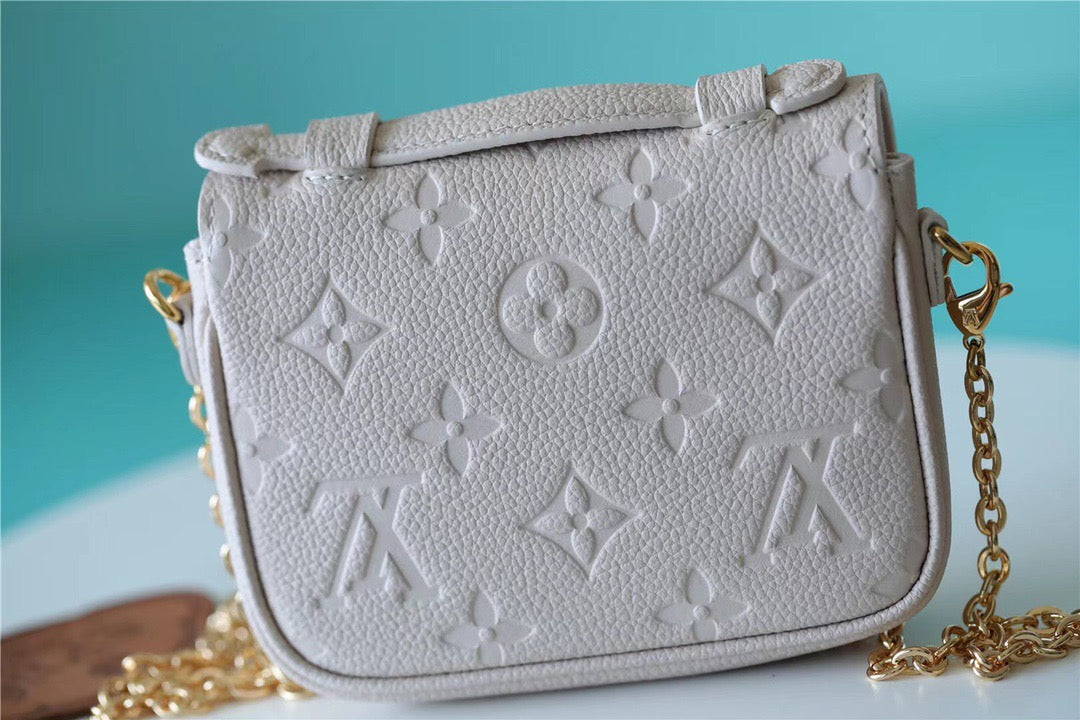 Louis Vuitton Micro Metis Monogram Empreinte Beige For Women, WomenÃƒÂ¢Ã¢â€šÂ¬Ã¢â€žÂ¢s Handbags, Shoulder And Crossbody Bags 5.5in/14cm Louis Vuitton M81390