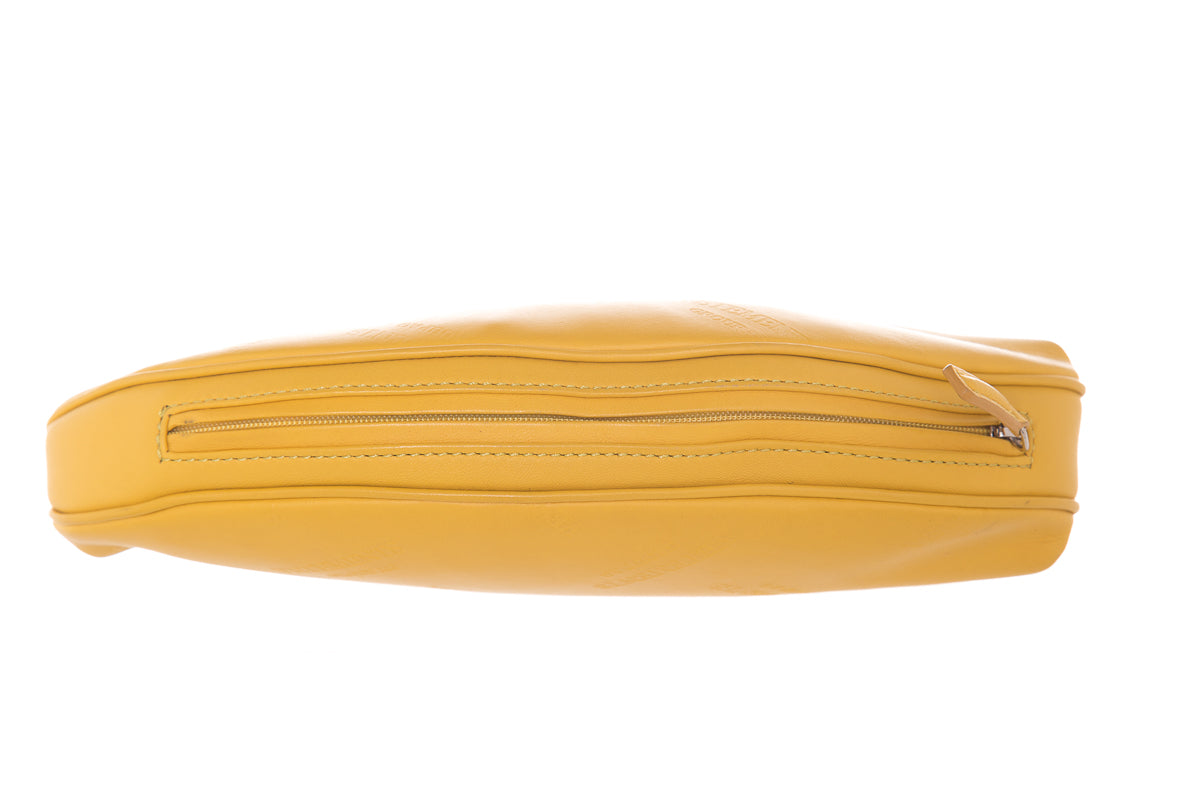 Vetements Yellow Leather Shoulder Monogram Bag
