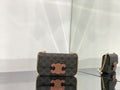 Chain Shoulder Bag Cuir Triomphe In Triomphe Canvas Tan For Women 7.9in/20cm