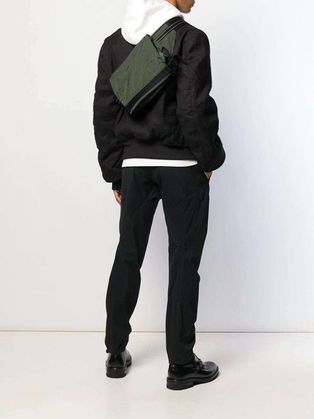 Crossbody Bag Green, For Men, Bags 9.8in/25cm