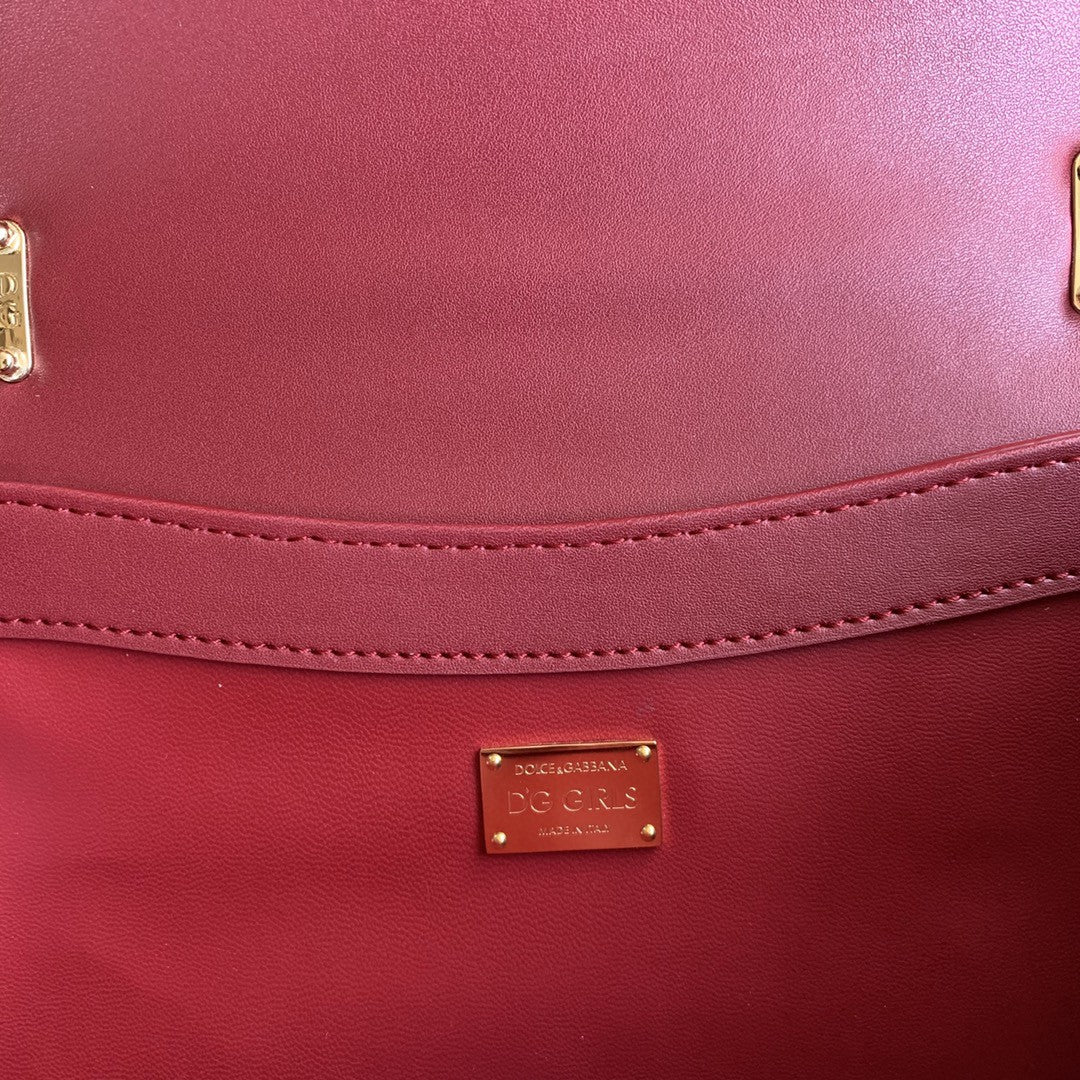 Girls CrossBody Bag Burgundy For Women 8.3in/21cm GLAMI
