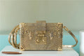 Louis Vuitton Petite Malle High Shiny Alligator By Nicolas Ghesquiere Gold For Women,  Shoulder And Crossbody Bags 7.9in/20cm Louis Vuitton 