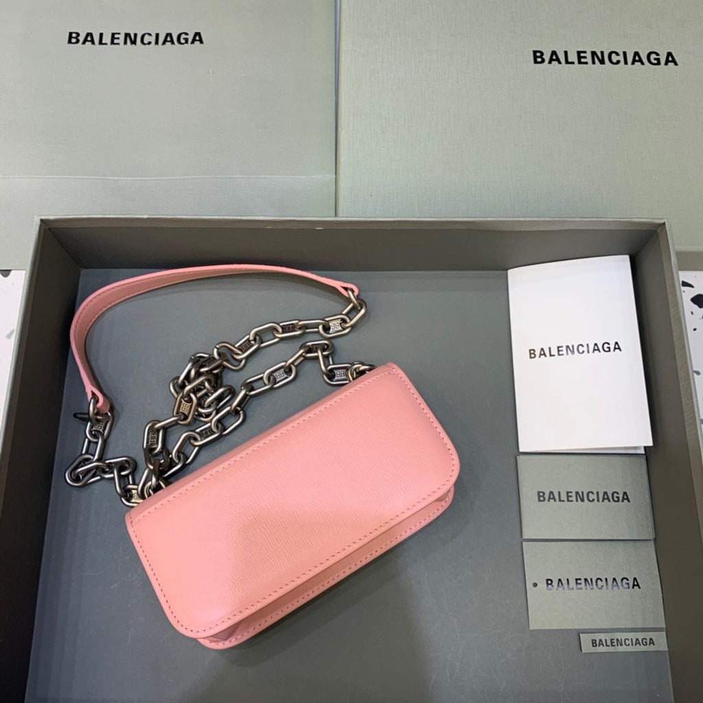 Gossip Small On Chain Shoulder Bag Light Pink, For Women,  Bags 7.4in/19cm
