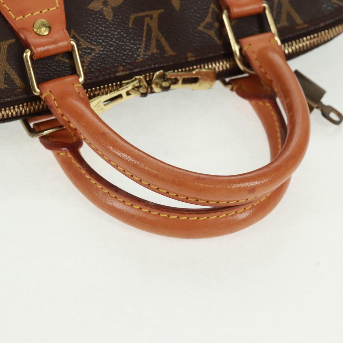 Louis Vuitton Alma Handbag Monogram Canvas Brown Canvas Handbag