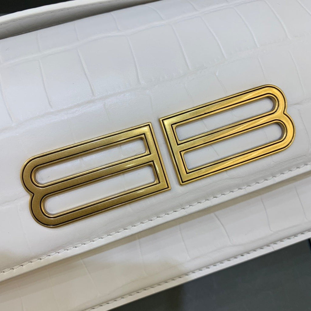 Gossip Small Shoulder Bag White, For Women,  Bags 9.1in/23cm