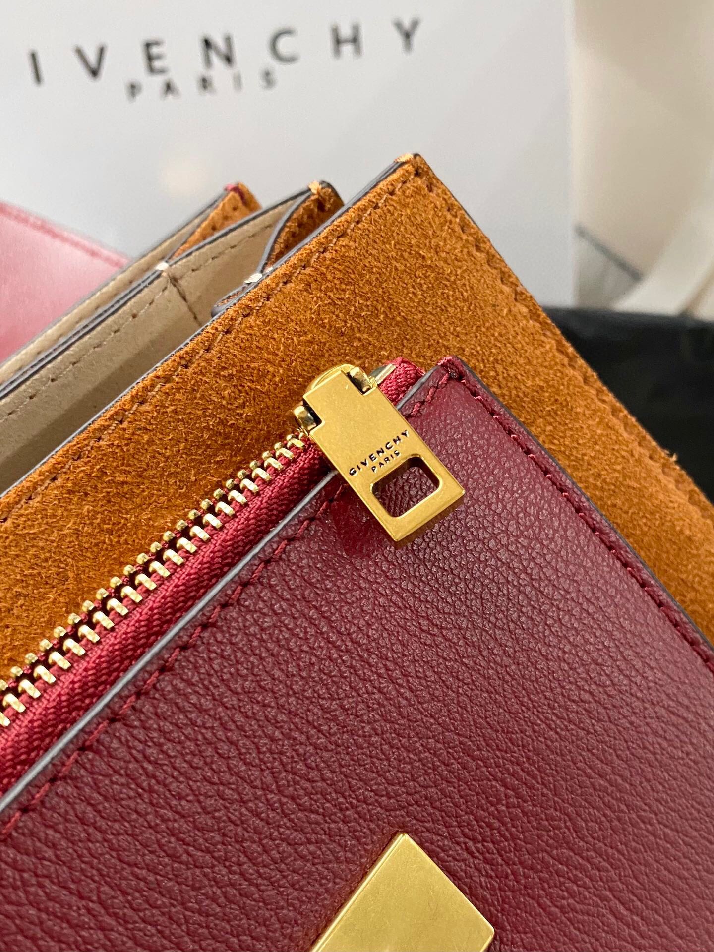 gv GV3 Bag Caramel Brown/ Red For Women, Handbags, Shoulder Bags 11.4in/29cm GVC