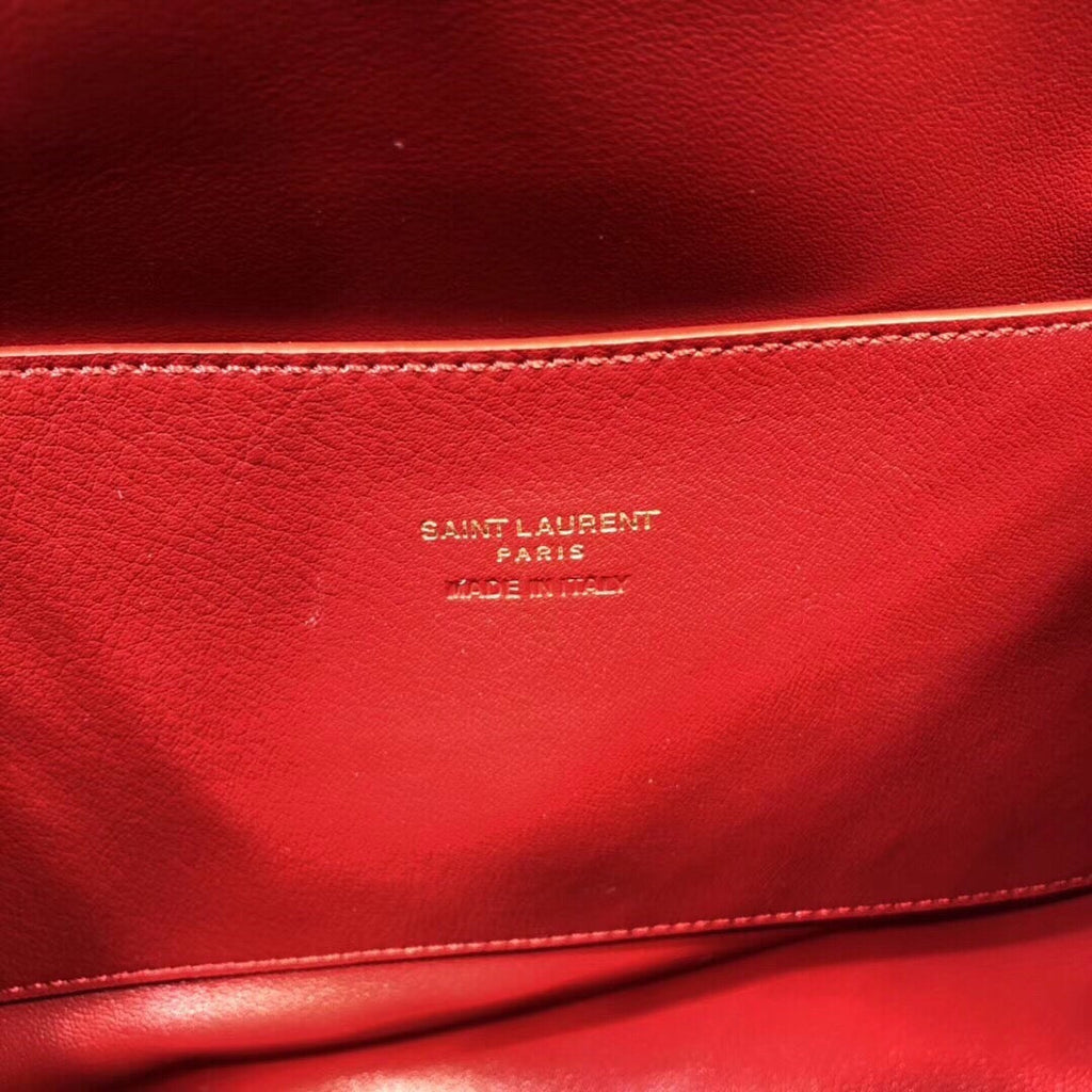 Top Quality Kate MeTop Qualityum Reversible Chain Bag Red For Women 28.5in/11.2cm YSLÂ 