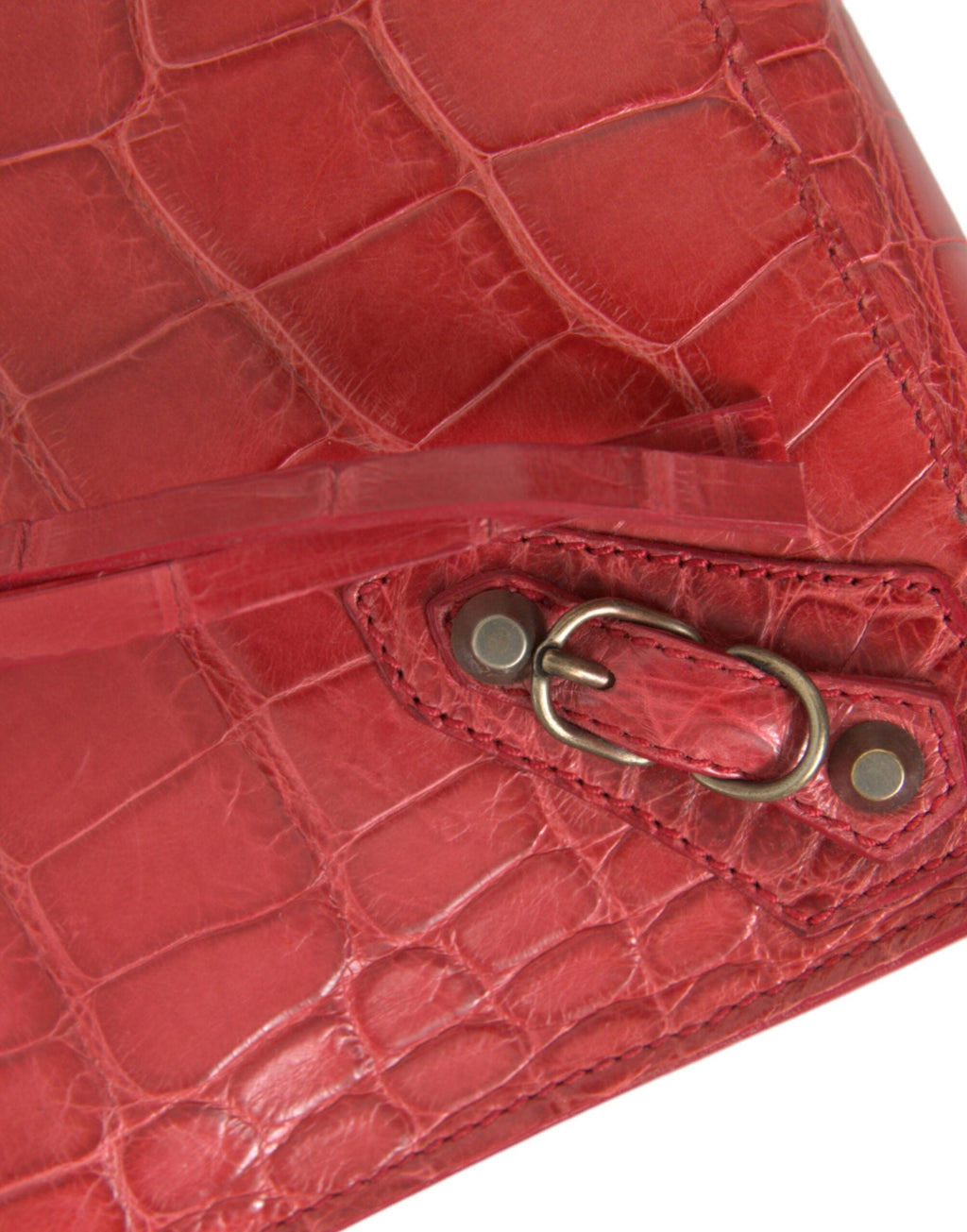 Balenciaga Exotic  Alligator Leather Women's Clutch