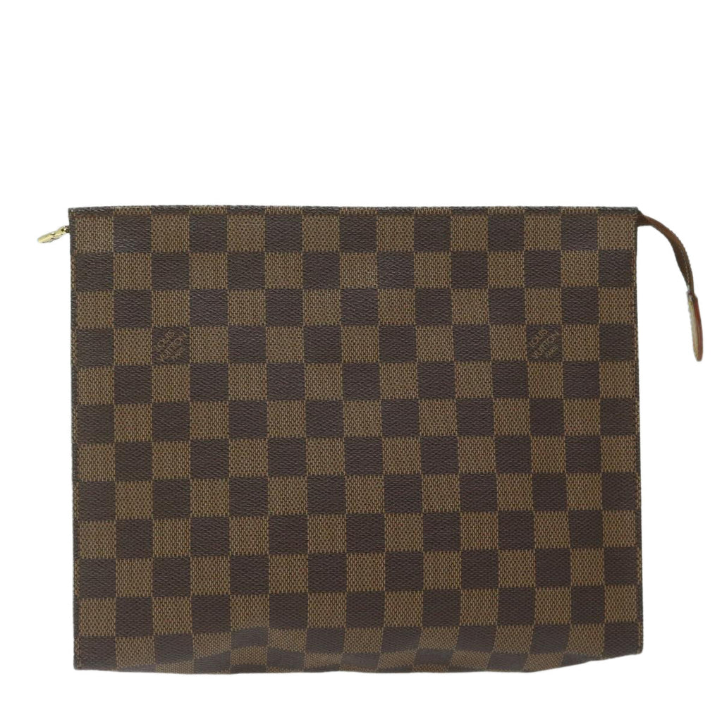 Louis Vuitton Poche Toilette  Canvas Clutch Bag