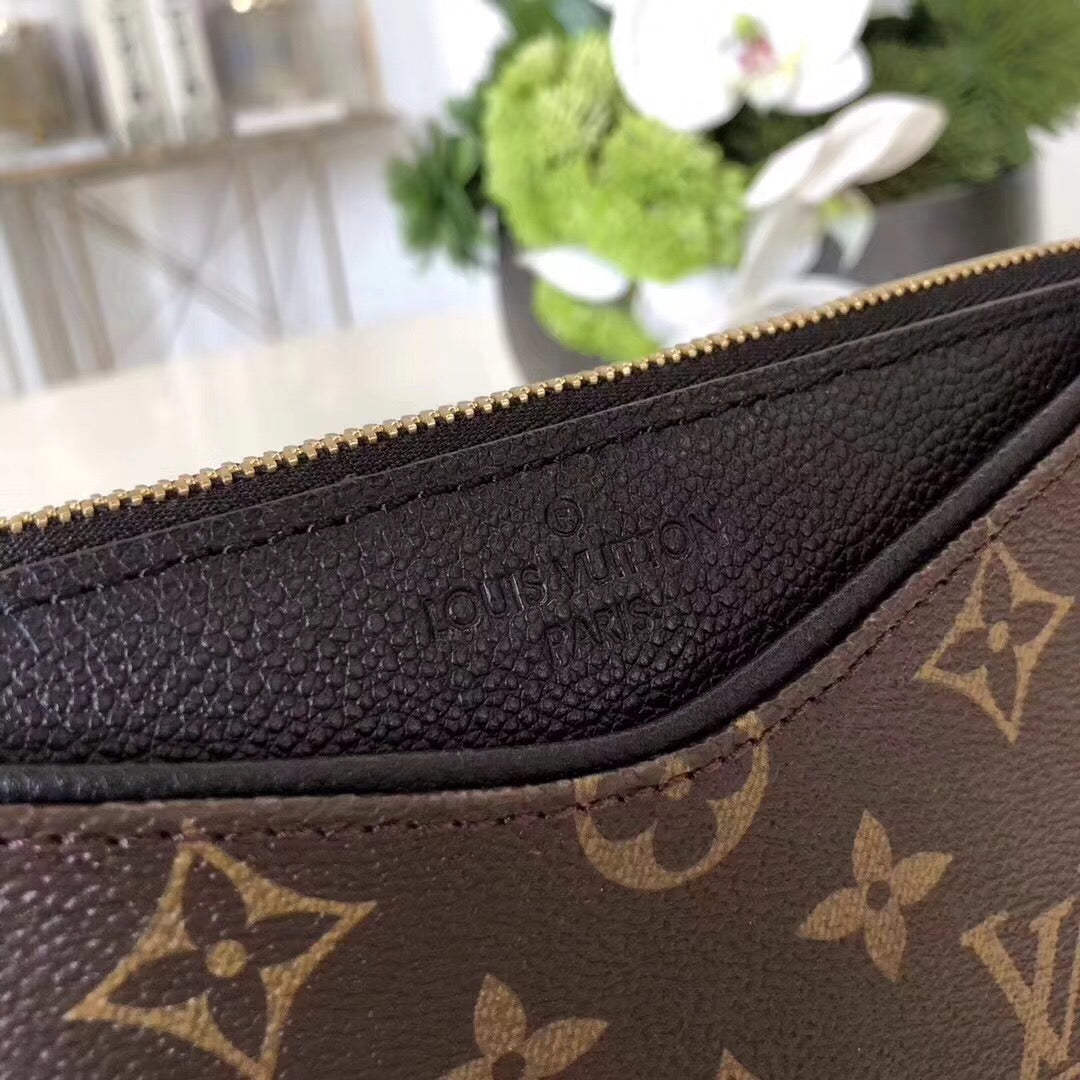 Louis Vuitton Pallas Clutch Monogram Canvas Black For Women, WoHandbag, Shoulder And Crossbody Bags 8.3in/21cm Louis Vuitton M44058