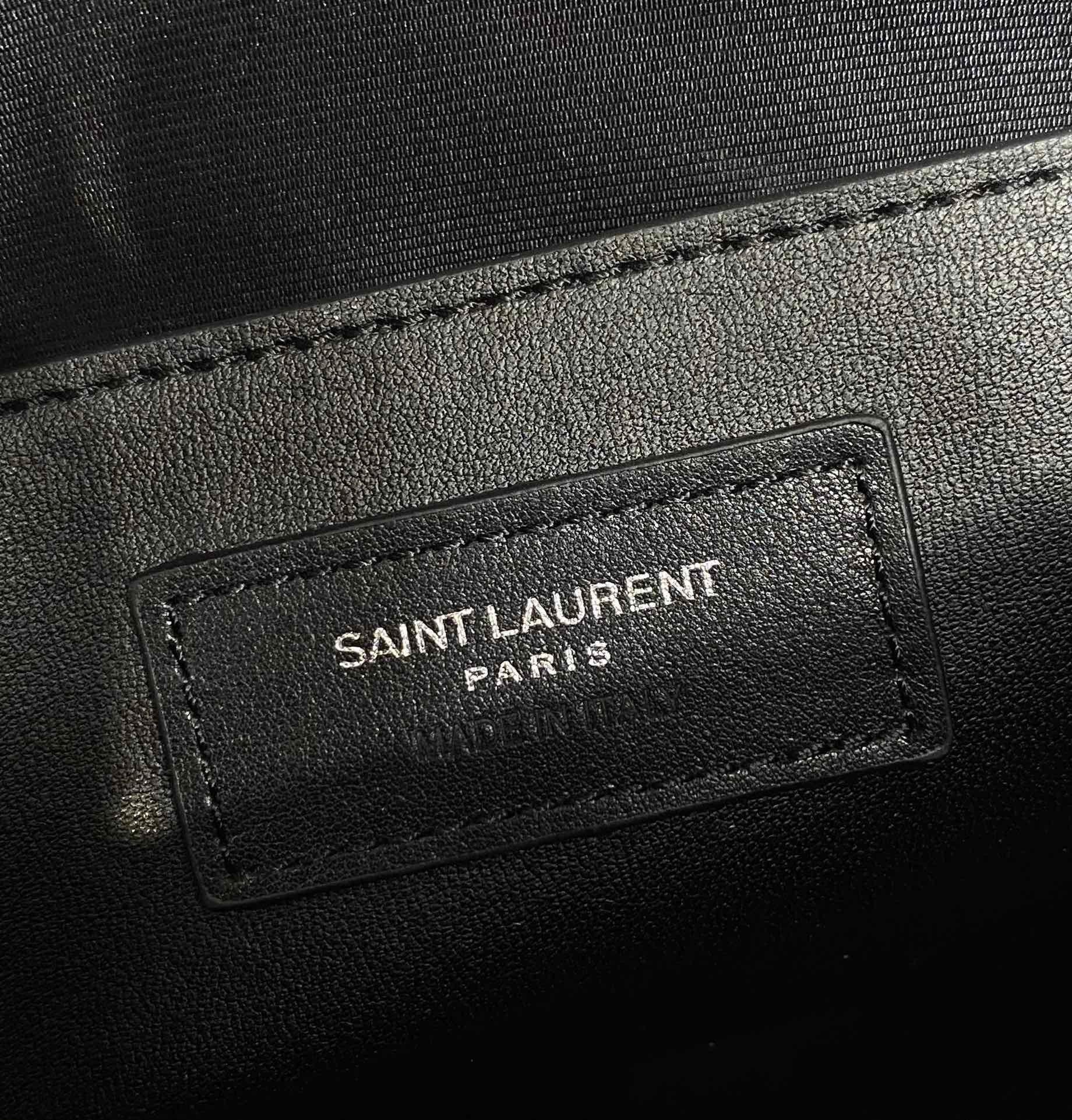 YSSL Manhattan Small Shoulder Bag Black For Women 11in/29cm YSL 579271DND0J1000