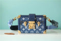Louis Vuitton Petite Malle Jacquard Since 1854 Blue For Women, Women’s Handbags, Shoulder Bags And Crossbody Bags 7.5in/19cm Louis Vuitton 