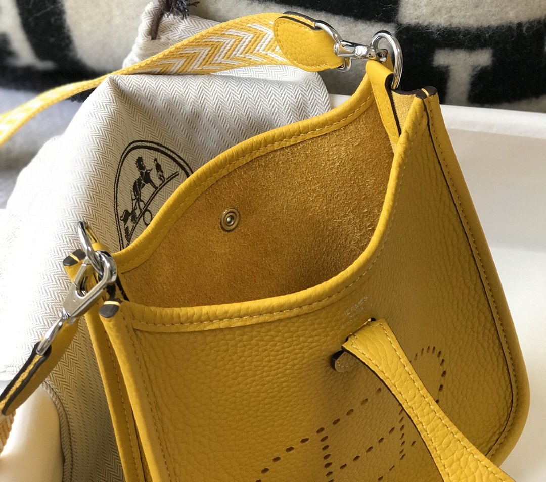 Evelyne 16 Amazone Bag Yellow With SiLouis Vuittoner-Toned Hardware For Women, Shoulder And Crossbody Bags 6.3in/16cm