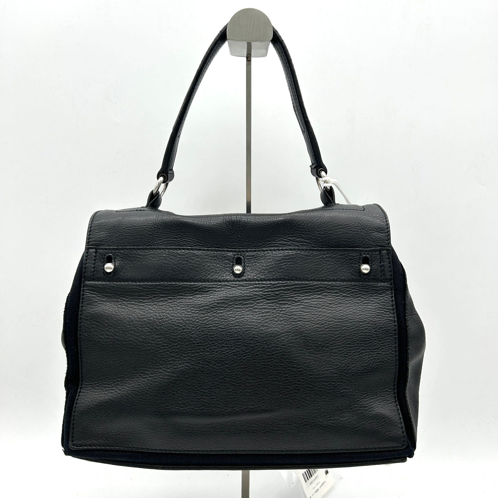Yves Saint Laurent Leather Top Handle Bag - Black Shoulder Bags, Handbags LA6001