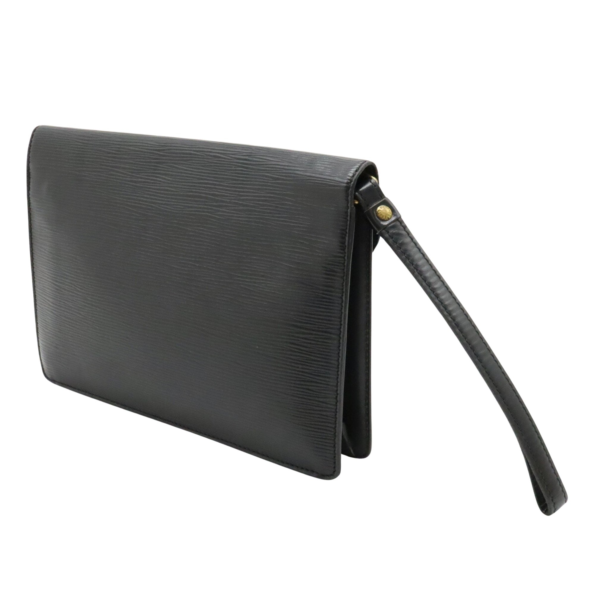Louis Vuitton Sellier Drangonne  Leather Clutch Bag