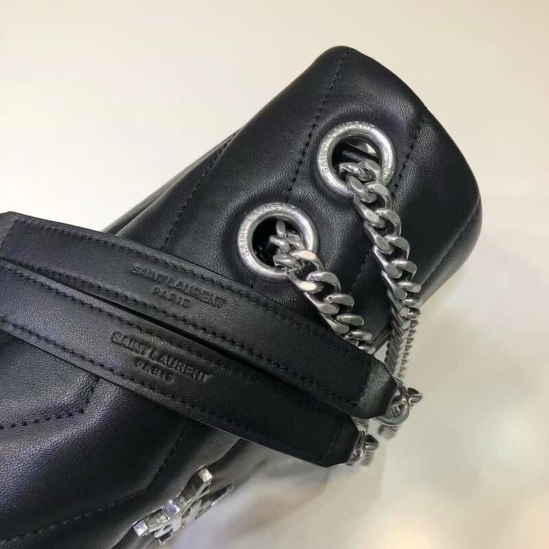 Top Quality Loulou Small Chain Bag In MatelassÃ© "Y" Black For Women 9.8in/23cm YSL 494699DV7261000