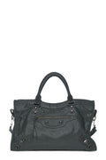 Classic City M Dark Grey with Bronze Hardware