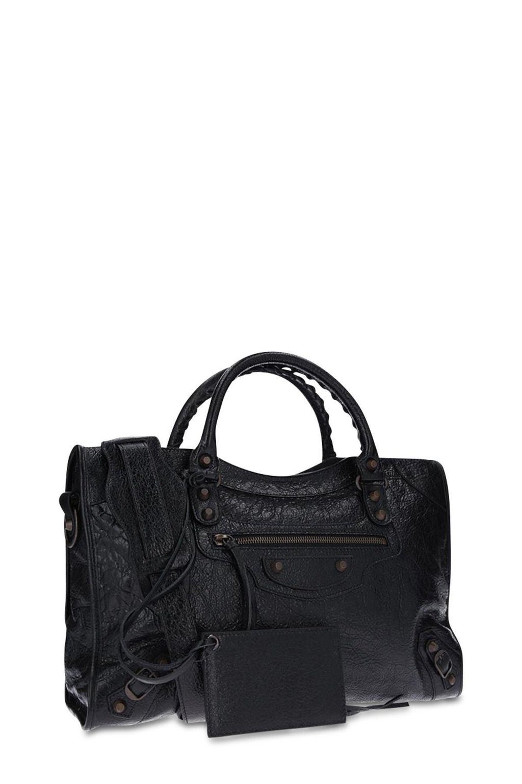 Classic City S Black with Bronze Hardware