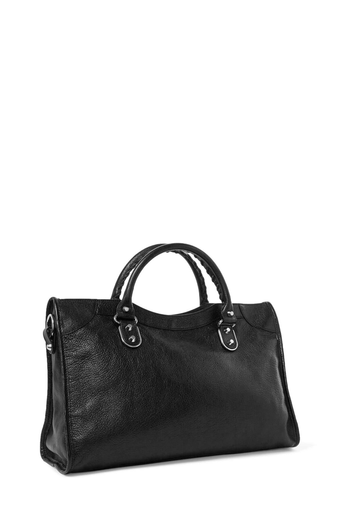 Classic City M Metallic Edge Black with SiLouis Vuittoner Hardware