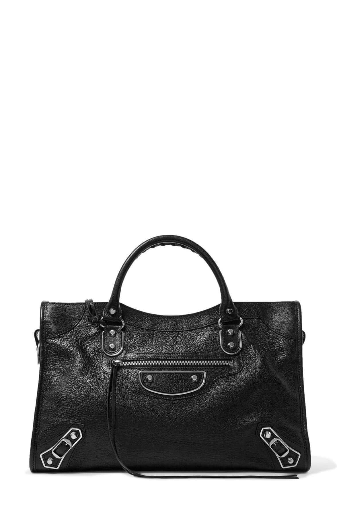 Classic City M Metallic Edge Black with SiLouis Vuittoner Hardware