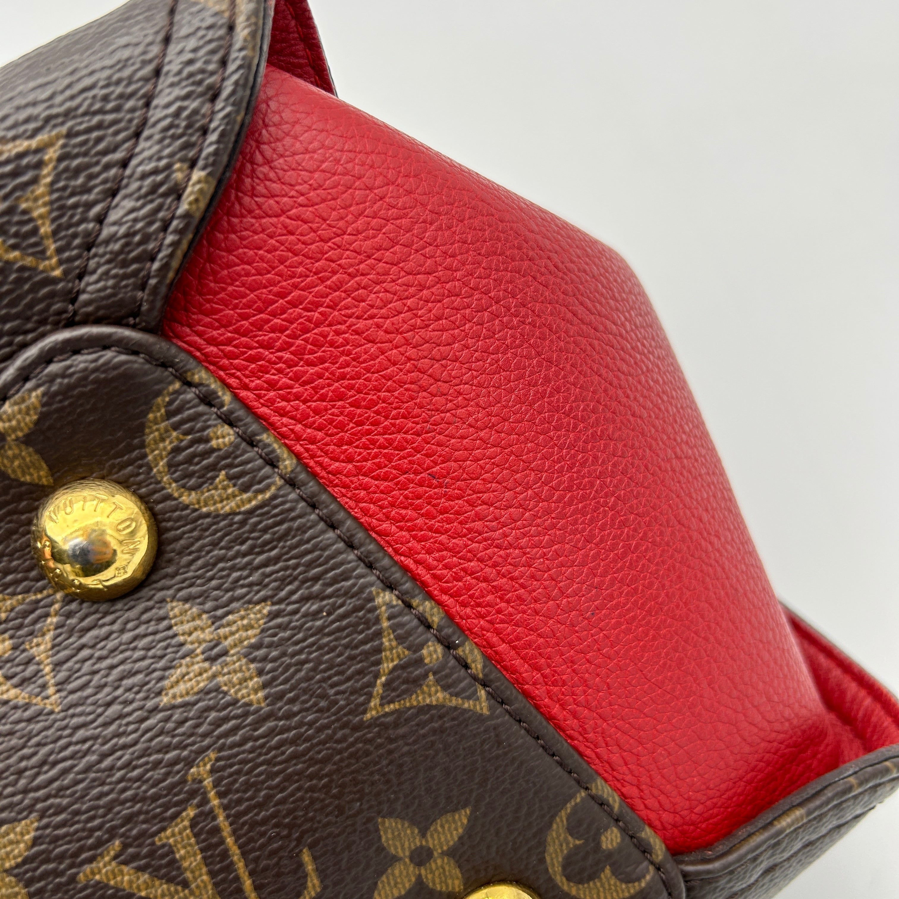 Louis Vuitton Gaia Brown Monogram Canvas Shoulder Bag