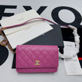 ChanelSmall GlamIap Bag Gold Hardware Plum For Women Handbags, Shoulder Bags 7.5in/19cm AP2840
