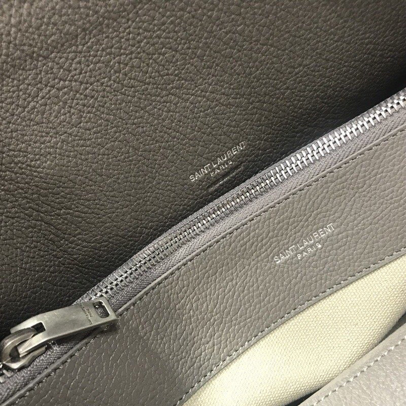 YSSL Sac De Jour Small Stone Grey For Women 12.5in/32cm YSLÂ 