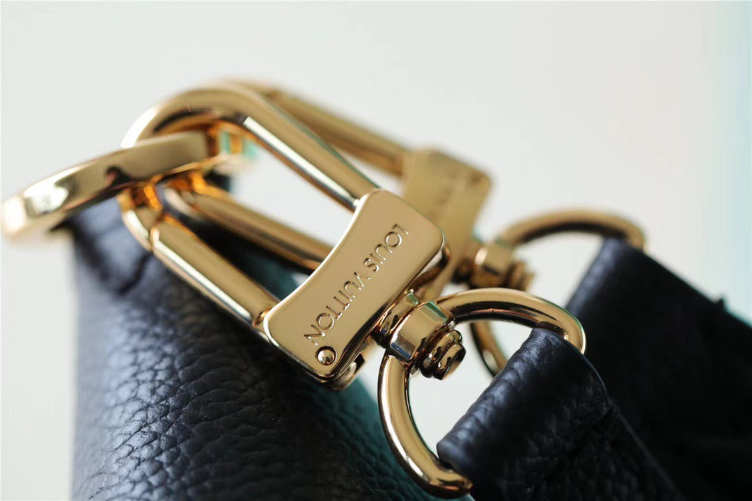 Louis Vuitton Bagatelle Monogram Empreinte Black For Women,  Shoulder And Crossbody Bags 22cm/8.7in Louis Vuitton M46002