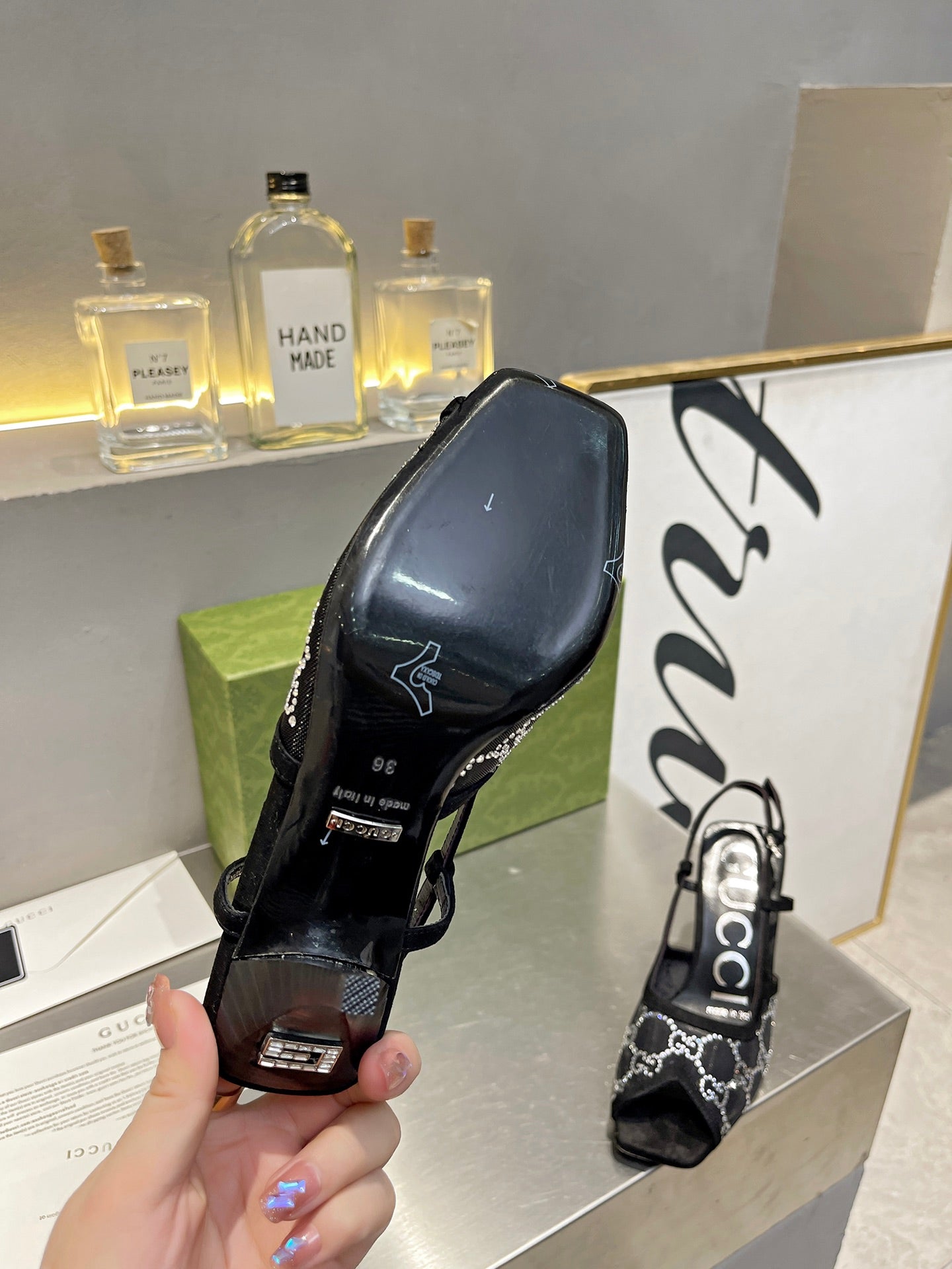 New 1:1 rep Gucci HIGH HEELS 022